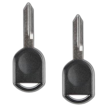 Imagem de 2 chaves sem chave Opção substituição sem corte ignição chip transmissor em brancoKeylessOption preto KPT1448