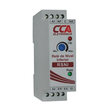 Imagem de Relé para Controle de Nível RSNI 220Vca - Inferior(Esvaziamento) - 3 Eletrodos