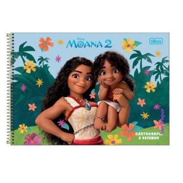 Imagem de Caderno Cartografia 80 Folhas Espiral Moana2 Capa1 - Tilibra