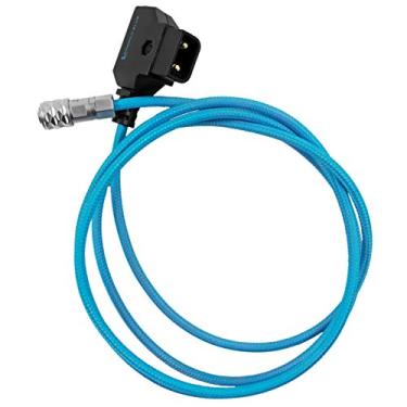 Imagem de Cabo de alimentação KONDOR BLUE 4' D-Tap para BMPCC 6K/4K para câmera de cinema Blackmagic Pocket 4K/6K suporte de ouro V bateria P TAP Weipu