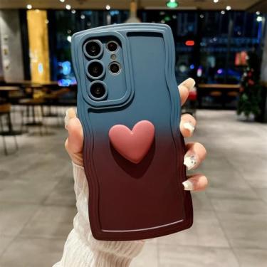 Imagem de Capa gradiente amor para Samsung Galaxy S23 S21 S22 S20 Plus S24 Ultra FE Capa A13 A14...