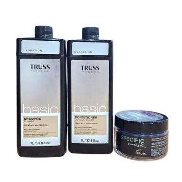 Imagem de Kit Truss Basic - Shampoo 1L + Condicionador 1L + Máscara Specific 180