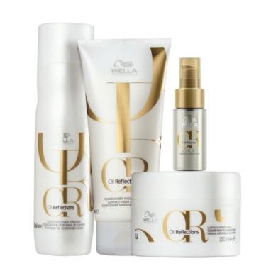 Imagem de Kit Wella Professionals Oil Reflections Sh 250ml + Cond 200ml + Masq 1