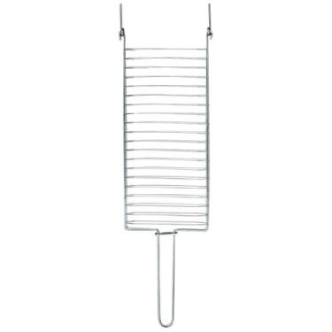 Imagem de Kit Preparo Churrasco Grelha Espetos 3 Simples E 3 Duplo Mor