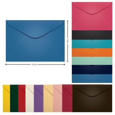 Imagem de Envelope Carta Colorido 11,4 x 16,2 cm Scrity 100 Unidades, Grecia