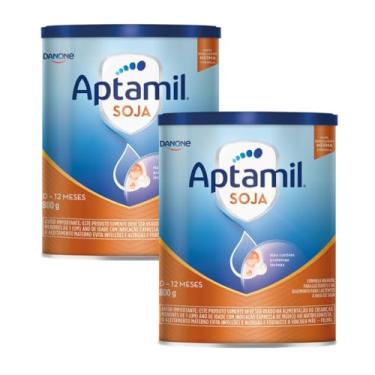 Imagem de Fórmula Infantil Aptamil Soja 800g - Kit 2 latas