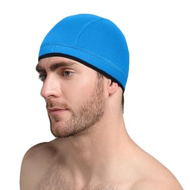 Imagem de TBLUITE Touca de neoprene com capuz de mergulho 2 mm Touca térmica de natação para meninas, meninos, crianças, jovens, homens, mulheres, mantém o cabelo longo e encaracolado com tranças limpas para