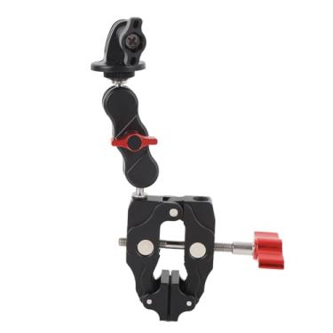Imagem de Câmera de Ação Kit de Braçadeira de Montagem Em Alumínio Montar o Botão de Montagem da Câmera Com Braço Articulado Montagem de Garra Dupla para o Bolso 3 para Go 3 Go Pro Phone