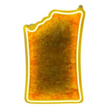 Imagem de Luminária Painel Neon Led Pastel Mordido Salgado Frito - Requinte Arte