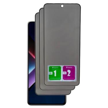 Imagem de 5x Pelicula Privacidade Curva 3d 5d 9d Para Poco X7 Pro 5g - Mustangsh