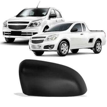 Imagem de Capa Retrovisor Montana Agile 2010 á 2014 Lado Esquerdo Preta