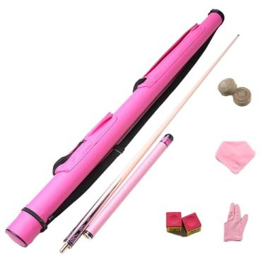 Imagem de Taco de Bilhar Premium, Feito com Madeira Durável, Design Sofisticado e Excelente Precisão para Partidas Profundas (Tacos de bilhar e acessórios+ barril de tacos, 10mm)