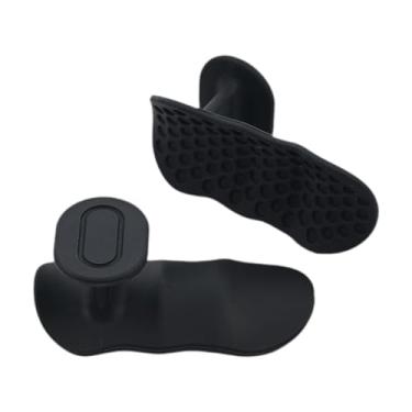 Imagem de Deevoka 1 par de peças de levantamento de peso Proteção da mão Ergonomic sem dedos barbas de barras de barra de ginástica Ginástica para pull ups Powerlifting, Preto