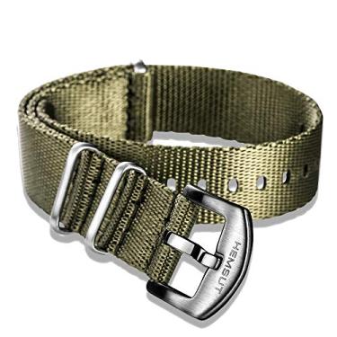 Imagem de torbollo Pulseira de relógio de nylon balístico militar, macia para homens e mulheres, cinto de segurança para relógio de substituição com fivela escovada resistente de 18 mm, 20 mm, 22 mm, 24 mm,