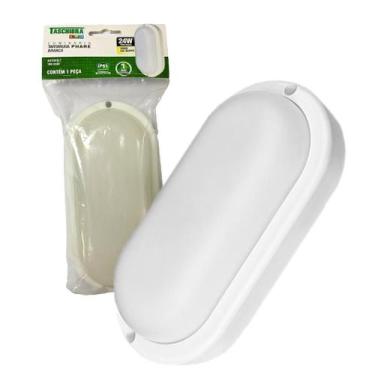 Imagem de Kit 9 Arandela Tartaruga Led Branca Ip65 24w Luz Quente 3000K - TASCHI