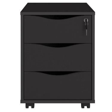 Imagem de Gaveteiro Com Chave Face Preto