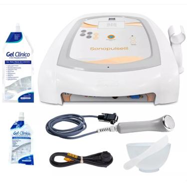 Imagem de Sonopulse iii Ibramed Aparelho De Ultrassom 1 E 3mhz Fisioterapia e Estética