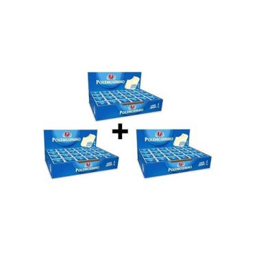 Imagem de 3 caixas de Queijo Polenguinho c/ 72 Unidades cada total 216 unidades