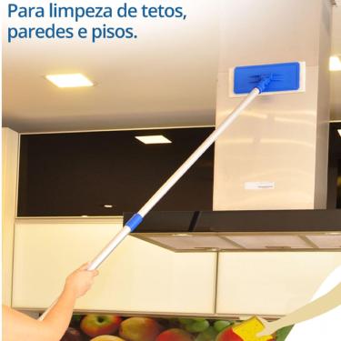 Imagem de Suporte Fibra Limpa Tudo S/Cabo Limpeza Azulejo Parede