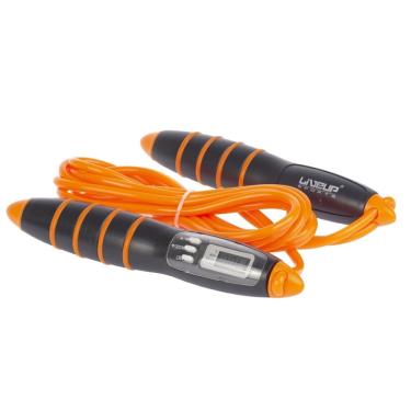 Imagem de Corda de Pular Com Contador de Pulos Digital Com lcd 4 Funções 2,65cm Liveup