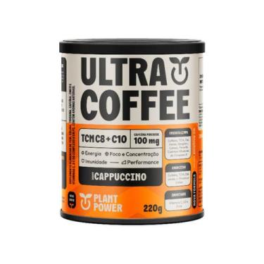 Imagem de Ultra Coffee Sabor Cappuccino 220g Plant Power - TRES CORAÇÕES