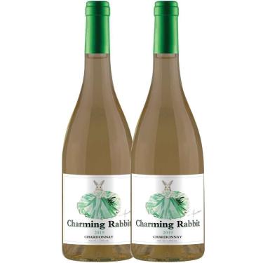 Imagem de Kit 2 Garrafas Vinho Branco Charming Rabbit Chardonnay 750ml