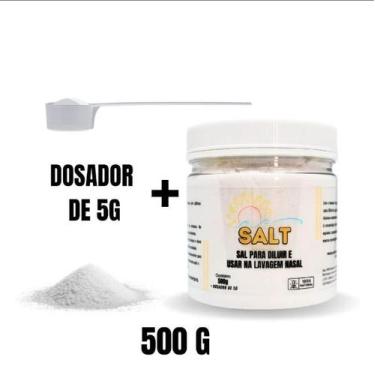 Imagem de Sal Para Lavagem Nasal S/ Iodo Ultrafino 500g C/ Dosador - Ecommerce F