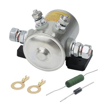 Imagem de MaySpare Solenóide Ezgo de 36 Volts, Relé Solenóide de Serviço Contínuo Série # 70 para Carrinho de Golfe Elétrico Ezgo com Suporte de Montagem de Atualização, Oem # 27855G01 11761G1 27855G02 31680G1