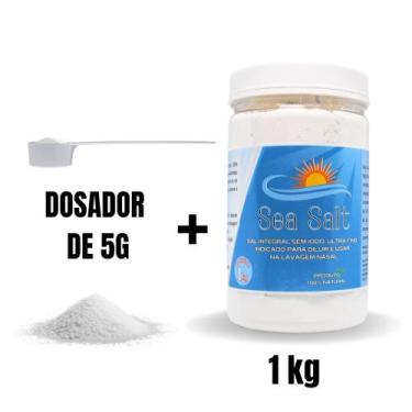 Imagem de Sal Para Lavagem Nasal S/ Iodo Com Dosador 1 Kg - Ecommerce Farma