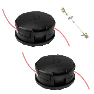 Imagem de doufuhua Cabeça De Reposição Para Aparador De Grama Dewalt Quick Load Weed Wacker Head Dwo1Dt995 Compatível Com Aparador De Grama Sem Fio Dewalt Dcst922 Com Carretel De Linha Weed Eater Pré-Enrolado
