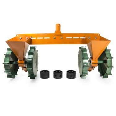 Imagem de Varomorus Semeadora De Metal Para Vegetais, Milho, Feijão, Cebola, Rabanete E Beterraba (2 Fileiras)