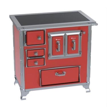 Imagem de Fogao a Lenha GII N 1 Gab Sec Xviii Premium Vermelho