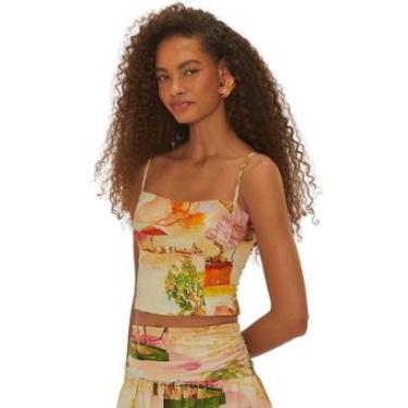 Imagem de Blusa Farm Alcinha Estampada Aracati-Feminino
