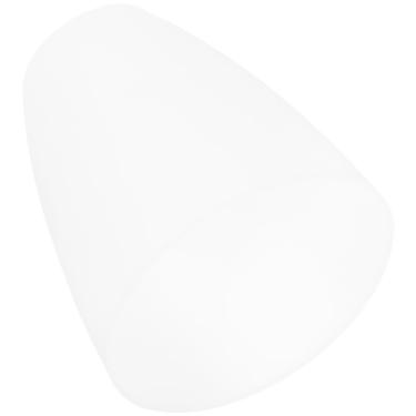 Imagem de DOITOOL Cobertura de abajur de plástico branco para uso doméstico, abajur de substituição para mesa, piso e lâmpadas Torchiere, fácil de instalar e limpar, 11 x 9 x 9 cm