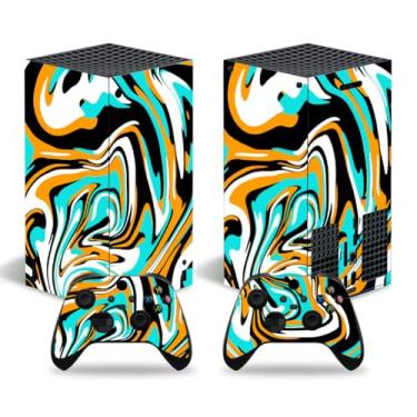 Imagem de Xbox Series X Digital Stickers Full Body Vinyl Skin Decal Protective Cover for Microsoft Xbox Series X Digital Console and Controllers (Series X Digital A)