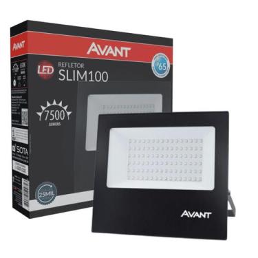 Imagem de Refletor Led Slim 100W IP65 6500K Bivolt - Avant
