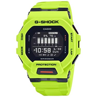 Imagem de Casio G-Shock G-Squad Move Digital Connected Bracelete de resina verde limão GBD200-9, Amarelo, Digital