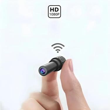 Imagem de Mini câmera WiFi HD 1080P IP oculto com visão noturna filmadora câmera