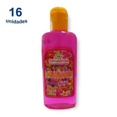 Imagem de Kit 16 Aromatizante Concentrado Desinfetante Cheirinho Perfumado 140ml