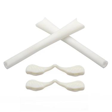 Imagem de Eye Opening Stuff 1 par de kits de reposição para óculos de sol Oakley Radar Path/Range/Pitch/Edge OO9184/XL - Kits brancos