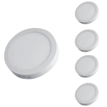 Imagem de 5 Luminárias Plafon Led 24w Philips 6500k Bivolt Embutir