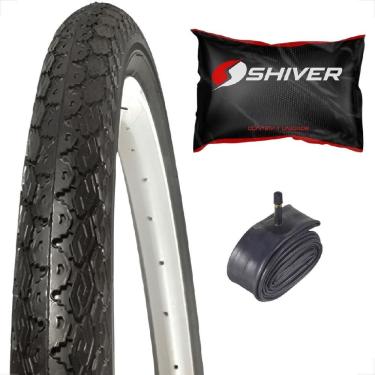 Imagem de Pneu Pirelli Manga Turbo aro 26 x 1.1 Montadinha Motorizada Bike + Camara de ar Shiver Bico Grosso