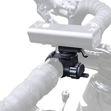 Imagem de NELboNs Adaptador de suporte flexível para farol de bicicleta compatível com Rock BROS V9M-1000, Gaci Ron V9M-1000/V9C-400 IPX3 luzes externas do guidão suporte de luz ajustável para guidão