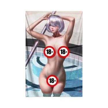 Imagem de Tamanho Grande NieR Automata 2B Sexy Anime Girl Canvas Poster Wall Art