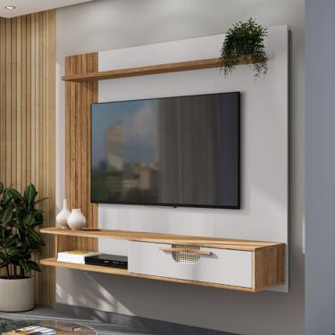 Imagem de Painel Jeri Cinamomo/Off White - Bechara Móveis