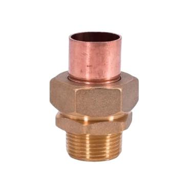 Imagem de 1/10.2 cm 3/20.3 cm 1/5.1 cm 3/10.2 cm 2.5 cm -10.2 cm macho latão para copo de solda conector de cobre extremidade de alimentação encanamento acoplador de encaixe para ar condicionado (1l4 BSP a 8 mm