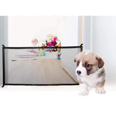 Imagem de Cercadinho Para Cachorro e Crianças Tela Resistente com Gnacho Adsivo Cerca (135cm Largura)