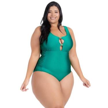 Imagem de Maio Body Acinturado Plus Size Modela Cintura Liso Casual - HYPE MODAS