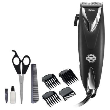 Imagem de Máquina De Cortar Cabelos Philco Skull Pro Chrome 9 Em 1 Pcr12cr - 127v