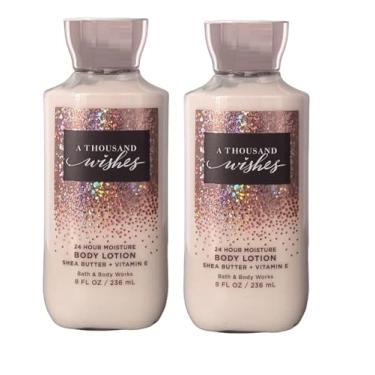 Imagem de Bath and Body Works 2 Pack A Thousand Wishes Super Smooth Body Lotion 8 Oz